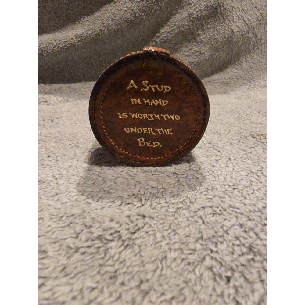 Vintage Stud In Hand Is Worth Two Under The Bed Rico leather Studbox England 2"